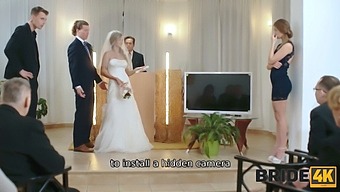 Stunning Bride In Stockings Surprises Wedding Guests With Explicit Video