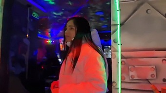 A Young Lady Gets A Fan'S Admiration And Goes Off With Him