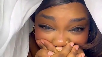 The Stepbrother Is Caught By His Black Stepmom Masturbating With A Doll